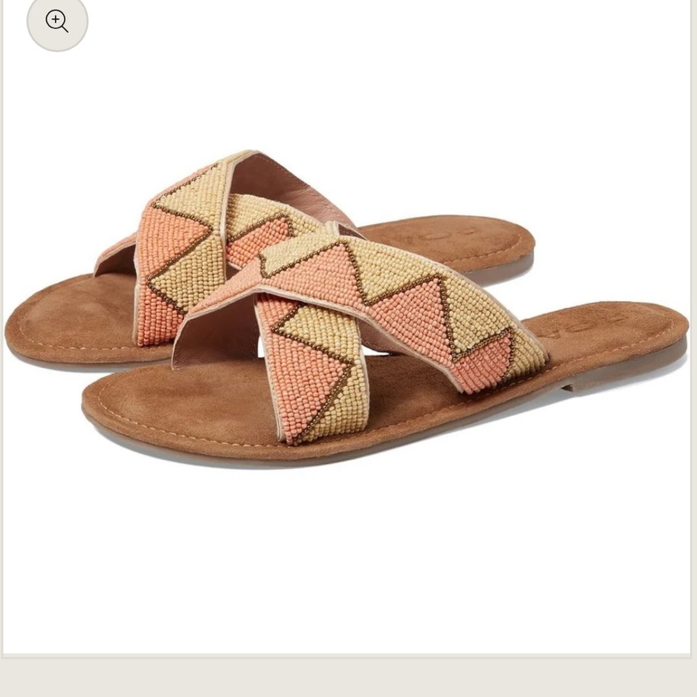 BED STU
Quality Bahama Beaded Leather Flat Sandals